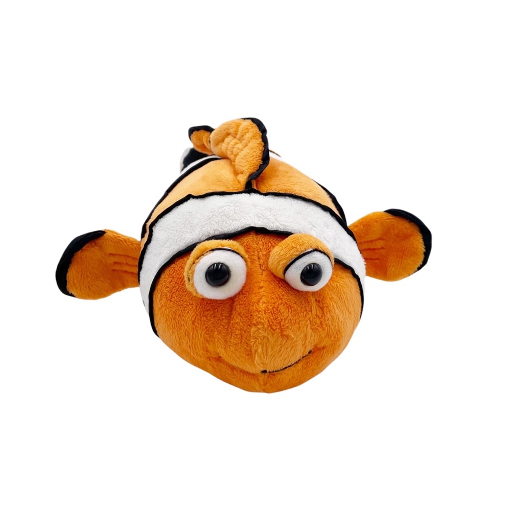 Ganz Webkinz HM219 Clown Fish Orange & White Fish Plus Stuffed Animal No Code